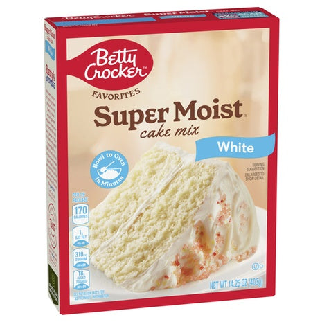 Betty Crocker Super Moist White Cake Mix (OU-D)