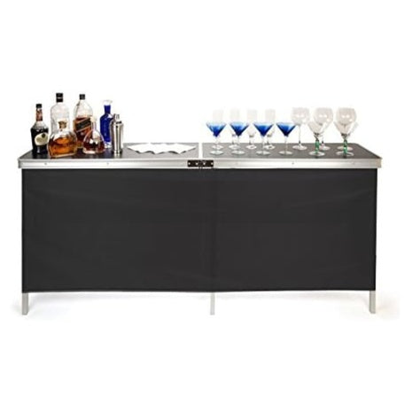 Trademark Innovations Portable Bar Table With Skirt