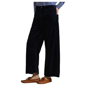 Polo Ralph Lauren Women's Wide Leg Crop Corduroy Pants