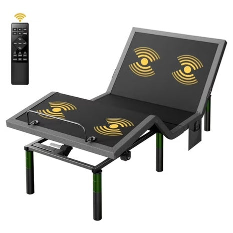 Electric Twin XL Adjustable Bed Frame With Massage