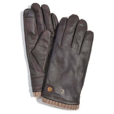Club Room Men's Quilted Cashmere Gloves