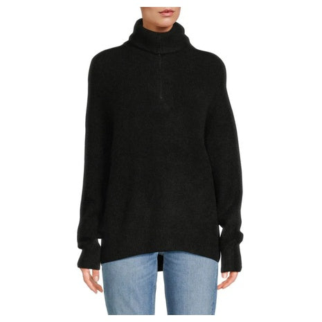 Vince Women's Alpaca Blend Quarter Zip Pullover