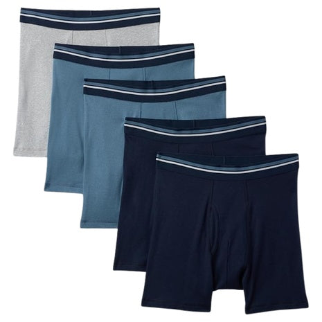 5-Pack Amazon Essentials Men's Breathable Cotton Underwear (3 Colors)