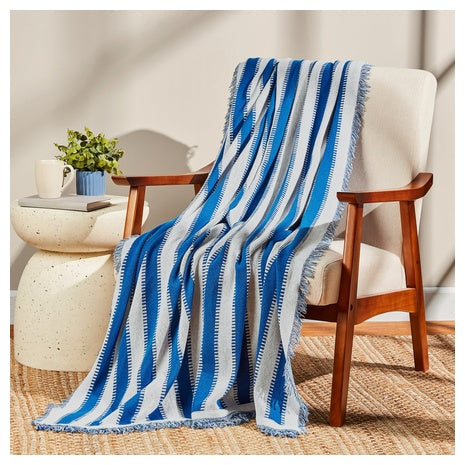 50" x 60" Tapestry Knit Throw Blanket (4 Colors)