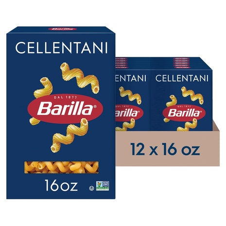 12 Boxes Barilla Cellentani Pasta