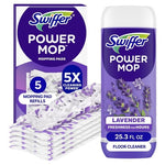Swiffer PowerMop Refill Kit: 10 Pads + 2 Lavender Cleaning Solutions