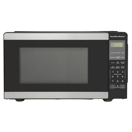 900W Hamilton Beach 0.9 Cu Ft Countertop Microwave Oven (2 Colors)