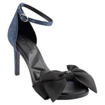 Women's Kenz Bow Evening Ankle Strap Heeled Sandals