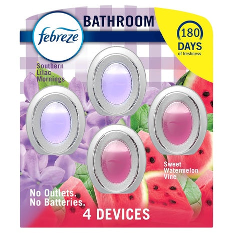 4-Pack Febreze Bathroom Air Freshener