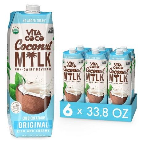 6-Pack Vita Coco Original Coconut Milk (33.8 fl oz)
