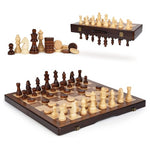 2 in 1 Magnetic Chess and Checkers Set