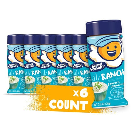 6-Pack Kernel Season's Ranch Popcorn Seasoning (CRC-Dairy)