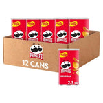 12 Cans of Grab N' Go Pringles Potato Crisps (4 Flavors)