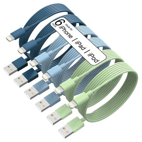 6 iPhone Lightning Charging Cables