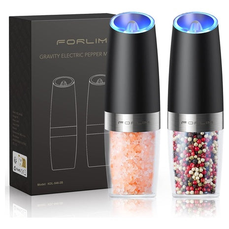 Electric Salt & Pepper Grinder Set