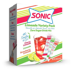 40 Sonic Limeade Drink Mix Sticks
