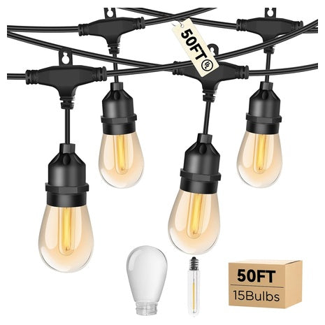 50 Feet LED Waterproof String Lights