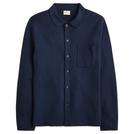 Men's Milano Stitch Polo Cardigan Sweater