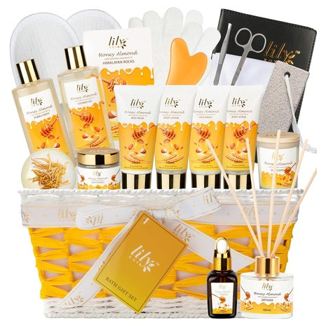 21-Piece Honey Almond Spa Gift Set