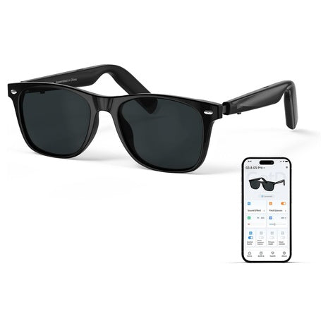 AI Smart Glasses with Real-Time Translation & Bluetooth Audio
