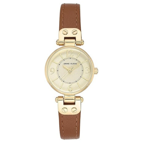 Anne Klein Women's Leather Strap Watch