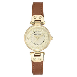 Anne Klein Women's Leather Strap Watch