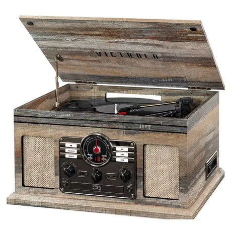 Victrola 6-in-1 Bluetooth Record Player & Media Center