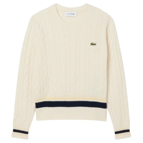 Women's Cable Knit Wool Sweater