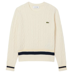 Women's Cable Knit Wool Sweater