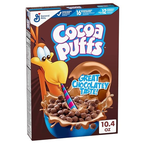 5 Boxes Of Cocoa Puffs Cereal (10.4oz)
