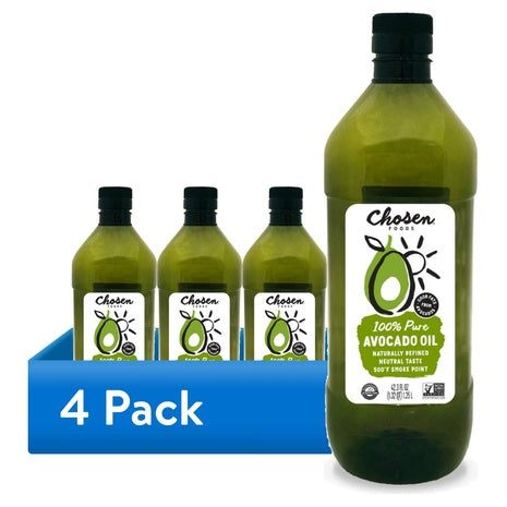 4 Bottles Chosen Foods Avocado Oil (42.3oz)