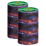 6 Rolls Duck Brand Galaxy Printed Duct Tape