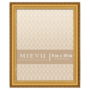 8×10 Plexiglass Picture Frame Gold
