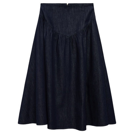 Mango Flared Denim Skirt