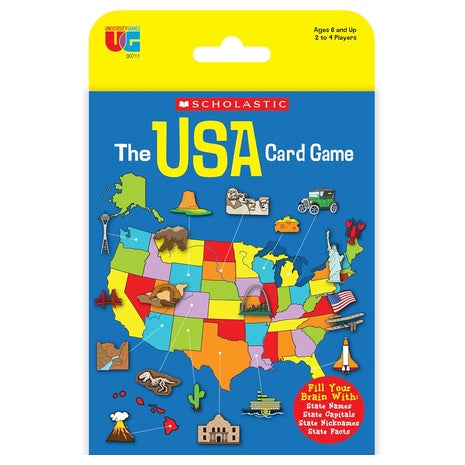 Scholastic USA Travel Card Game