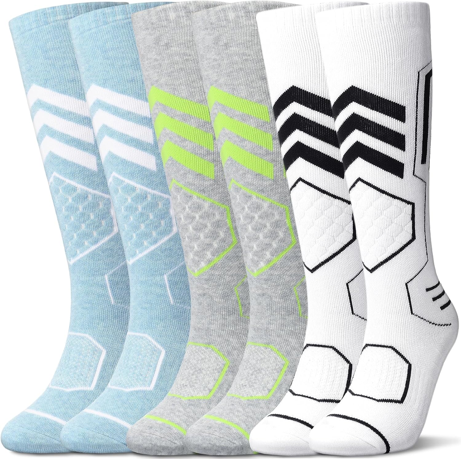 Men's Cold Weather Merino Wool Ski Socks (Various Colors)