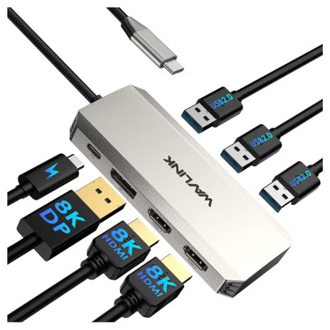 Wavlink Triple 4K Docking Station With Dual HDMI