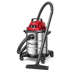 5-Gallon Vacmaster 4 Peak HP Stainless Steel Wet/Dry Vacuum