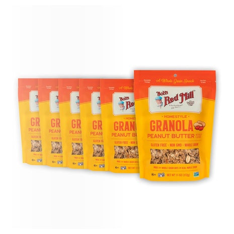 6-Pack Bob's Red Mill Peanut Butter Granola (OK-DE)