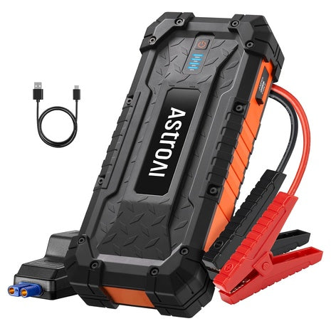 AstroAI S8 Ultra 16000mAh 4000A 12V Portable Car Battery Jump Starter with Flashlight
