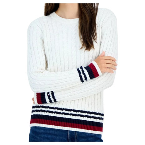 Tommy Hilfiger Women's Cotton Cable Knit Sweater