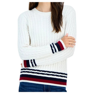 Tommy Hilfiger Women's Cotton Cable Knit Sweater