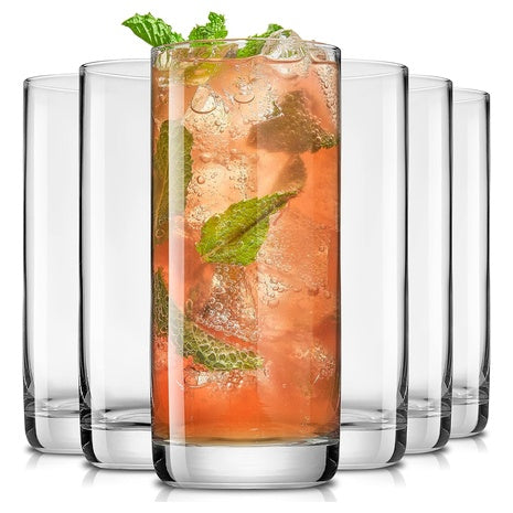 6 JoyJolt Highball Glasses