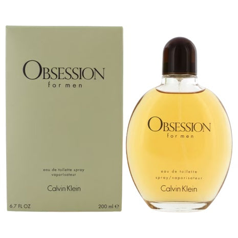 6.7oz Calvin Klein Obsession For Men Eau De Toilette