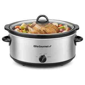 Elite Gourmet 7-Quart Slow Cooker