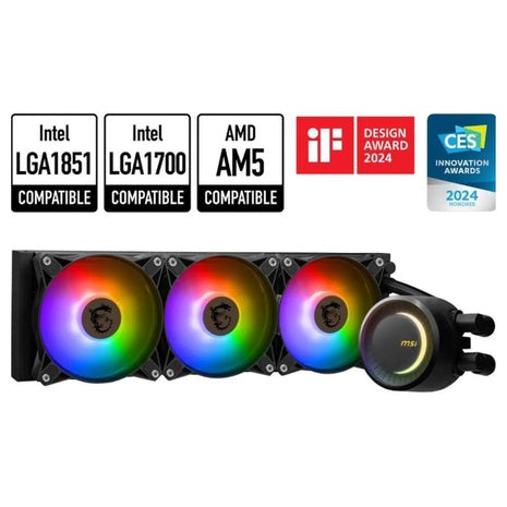 MSI MAG CoreLiquid E360 AIO ARGB CPU Liquid Cooler