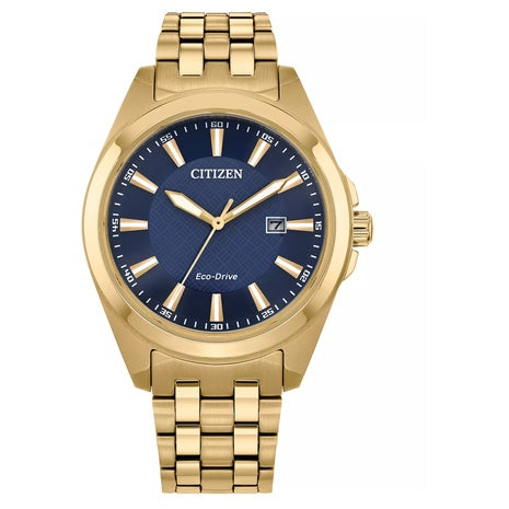 Citizen Eco-Drive Men's Peyten Gold-Tone Stainless Steel Bracelet Watch