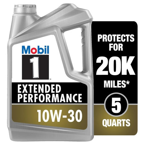 5QT Mobil 1 Extended Performance Full Synthetic 10W-30 Motor Oil