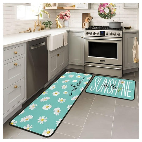 2-Set Putware Sping Kitchen Rugs And Mats (2 Colors)