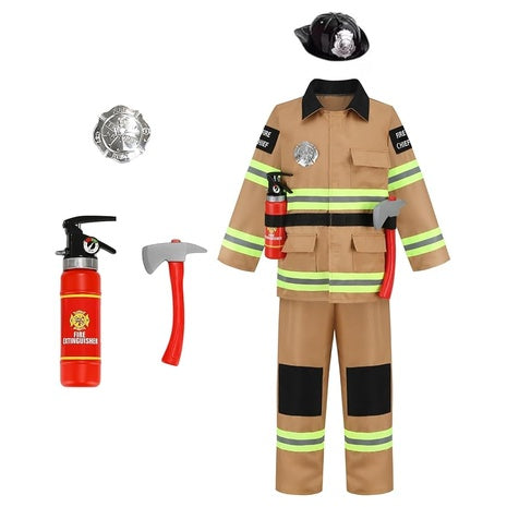 Kids Firefighter Costume (8-9 Years)